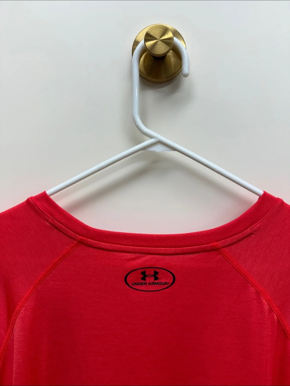 Under Armour Bright Red Short Sleeve Performance Tee - Picture 10 of 10